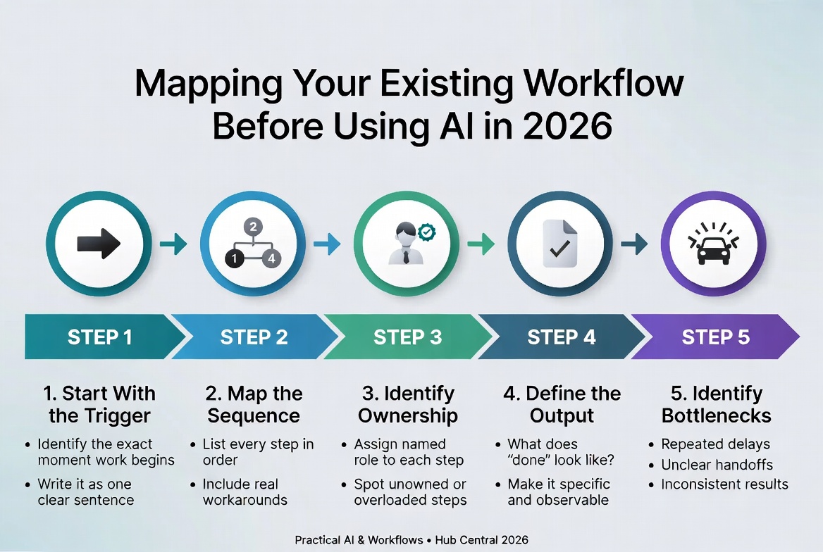Mapping Your Existing Workflow Before Using AI in 2026